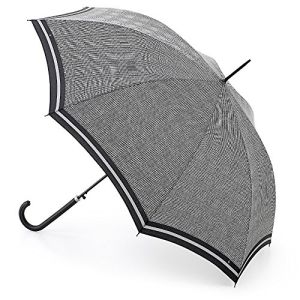 Regenschirm transparent mit Schwarz