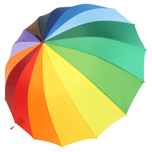 Regenschirm bunt