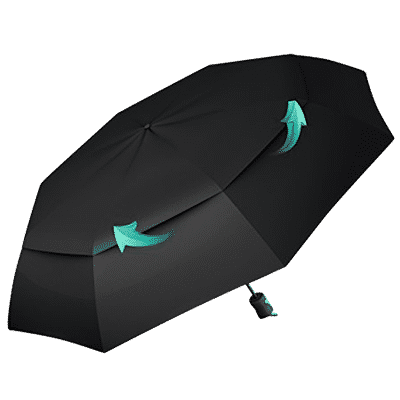 Regenschirm Sturmfest,2 Farben Regenschirm Taschenschirm Automatik Kompakter Automatischer Regenschirm Verwendung an Sonnigen Oder Regnerischen Tagen für Männer Studenten Frauen Kinder 