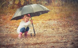 Sturm Regenschirme